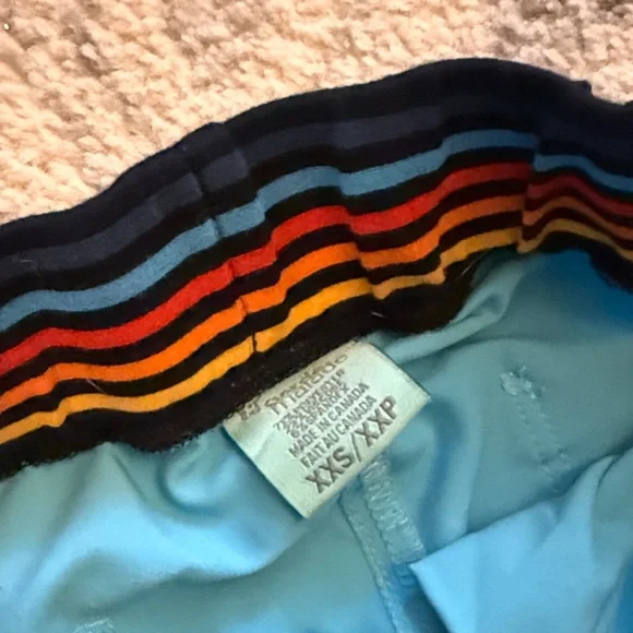 Blue Jogger scrub Pants with Striped Trim - Picture 3 of 3